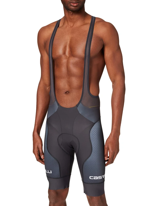 CASTELLI - Free Aero Race 4 Bibshort, Men's Shorts Dark Gray