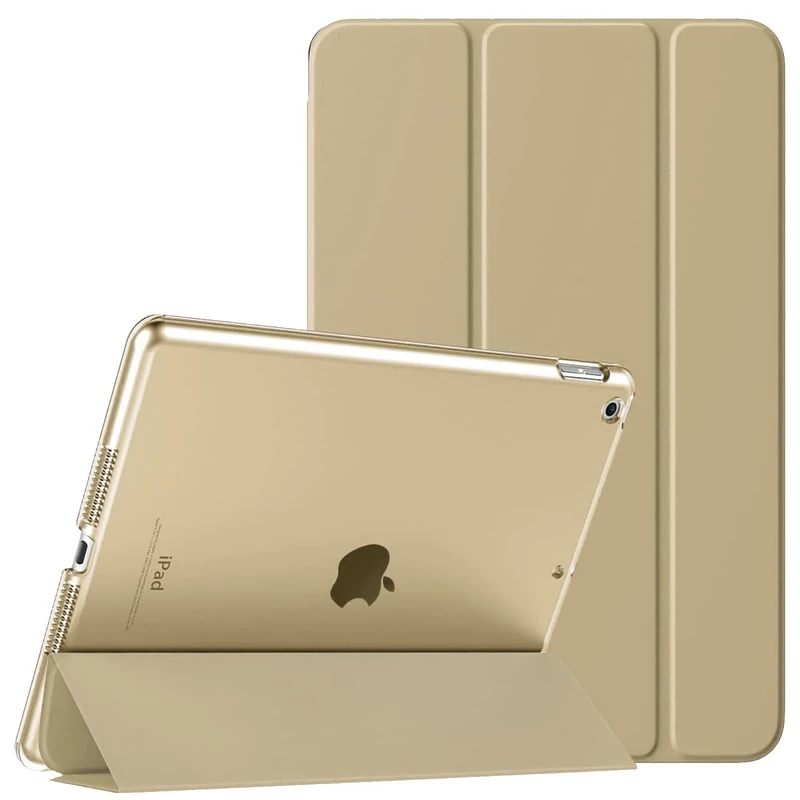 For Apple iPad Mini 4th/5th Gen A1538 A1550 A2126 A2124 Smart Magnetic Stand Case with Automatic Wake/Sleep (Gold)