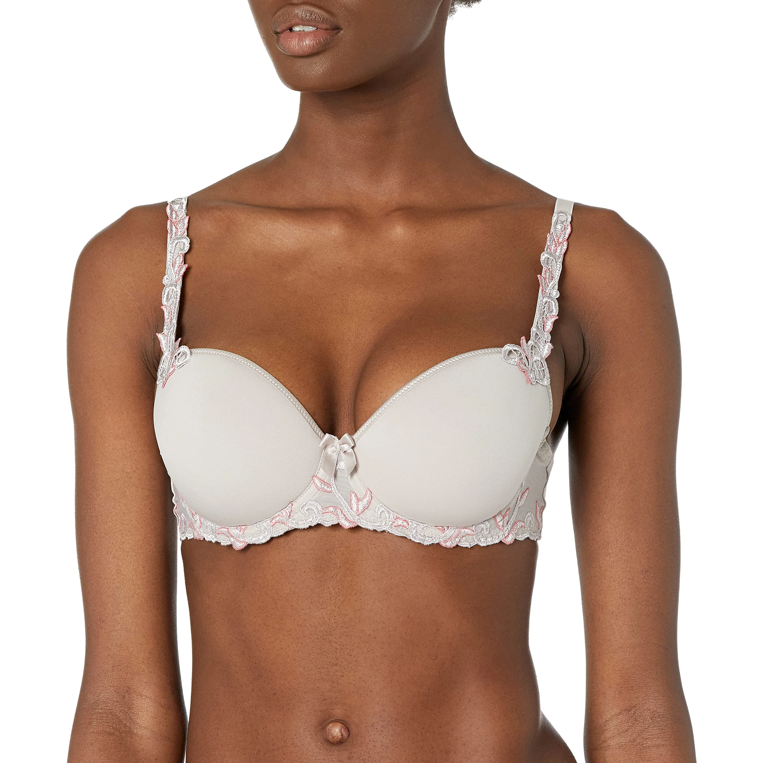 Simone Perele Women’s Andora 3D Molded-Cup Bra: French T-Shirt Bra Style, Divine Linen, 36D