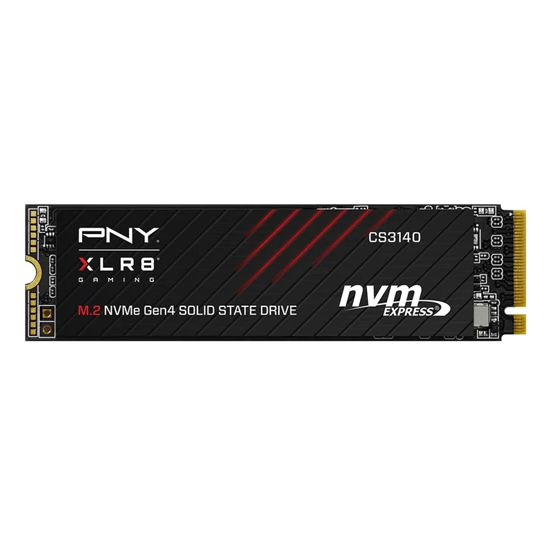 PNY XLR8 CS3140 M.2 NVMe Gen4 x4 Internal Solid State Drive (SSD) 2TB, Read Speed up to 7500 MB/s, Write Speed up to 6850 MB/s