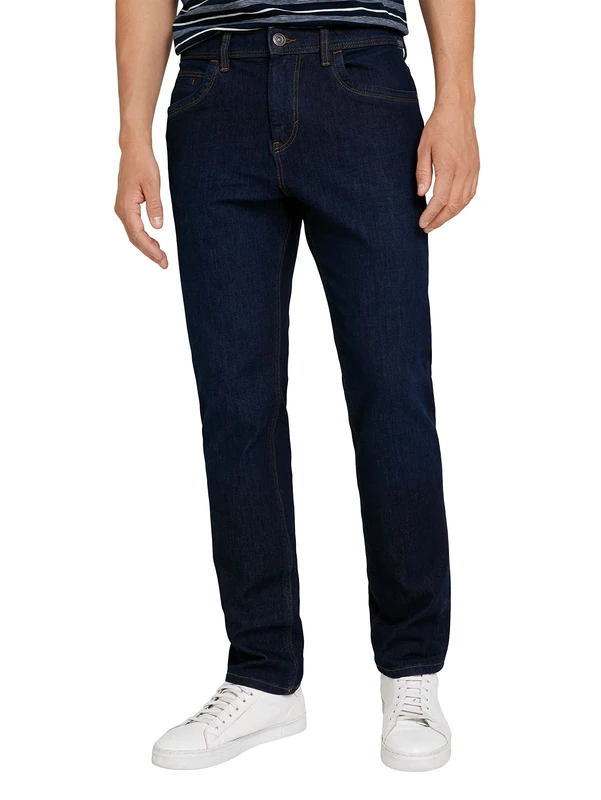 TOM TAILOR Men Jeans 202212 Josh Slim, 10138 - Rinsed Blue Denim, 38W / 32L