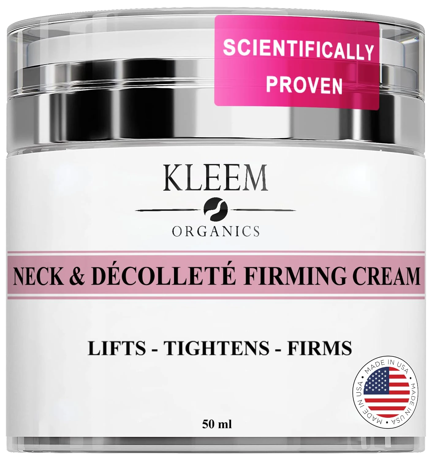 Neck Firming Cream with Peptides & Retinol – Anti-Aging Moisturiser for Sagging Skin, Wrinkles & Fine Lines – Hydrating Neck & Décolleté Cream – EWG Certified, Vegan & Cruelty-Free – 50ml