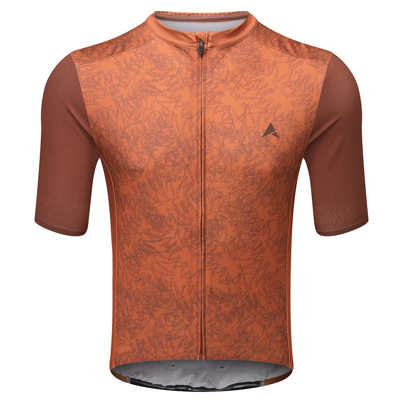 Altura Mens Icon Plus Shortsleeve Cycling Jersey - Dark Orange - Medium
