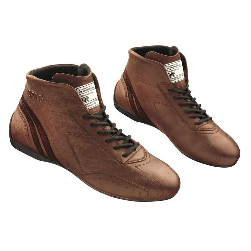 Omp my2021 Short Race Boots Brown Size 38 Fia 8856-2018, Unisex Adult, Standard, EU - Image 1