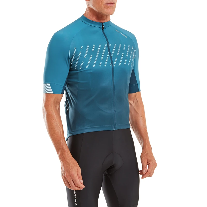 Altura Mens Airstream Shortsleeve Cycling Jersey - Blue - Large