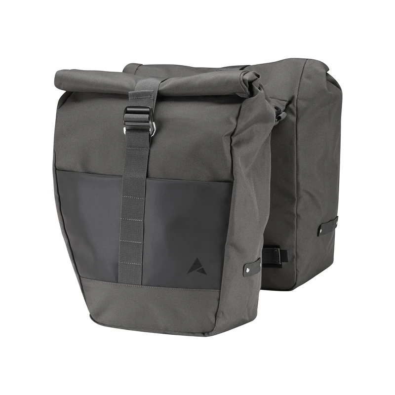 Altura Unisex Grid Roll Pannier Bag, Black, One Size UK