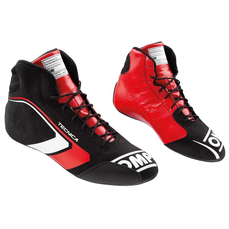 Omp One EVO Tecnica Trainers Black/Red Size 37 Fia 8856-2018, Unisex Adult Boots, EU
