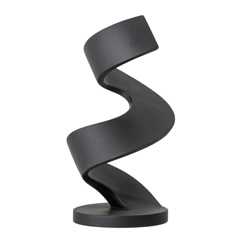 Bloomingville vase, Polyresin, Black, 16 x 32 cm