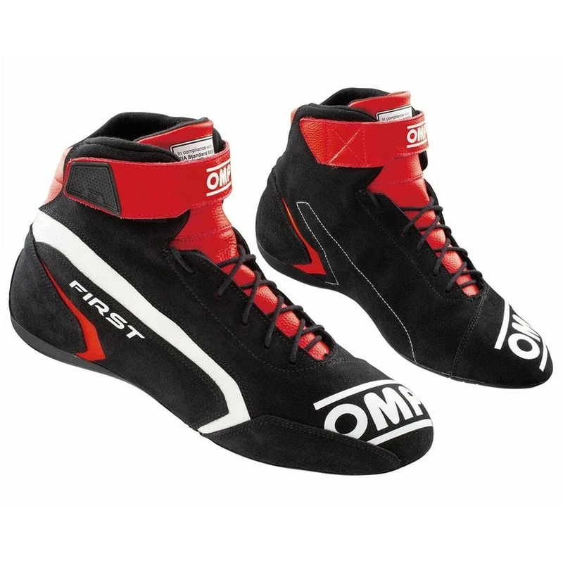Omp First Race my2021 Red/Black Size 42 Fia 8856-2018, Unisex Adult Boots, Standard, EU