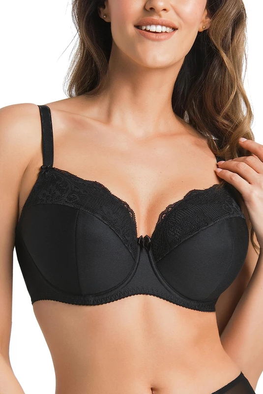 Teyli Women's Bra Padded Underwired Full Cup Multiway Marte Color Black Size 30FF