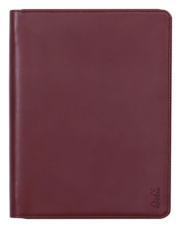 RHODIA 168107C - Briefcase Rhodiarama Lie de Vin - for Notepads and Notebooks A5 or A5+ | Dimensions Closed 19.5x25.5 cm - Pocket for Tablet - Premium Faux Leather