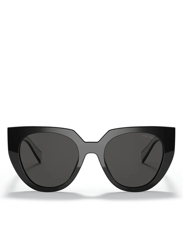 Prada Women's 0pr 14ws Sunglasses, Black/Talk/Dark Grey, One Size