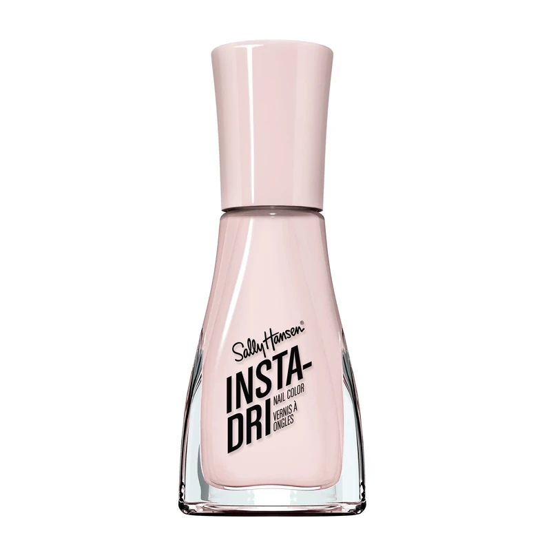 Sally Hansen Insta-Dri Nail Polish, In A Blush, 60 Seconds Quick Drying, Long Lasting, Streak Free, Shiny Finish, 3-in-1 Formula, Built in Base and Top Coat, 9.17ml