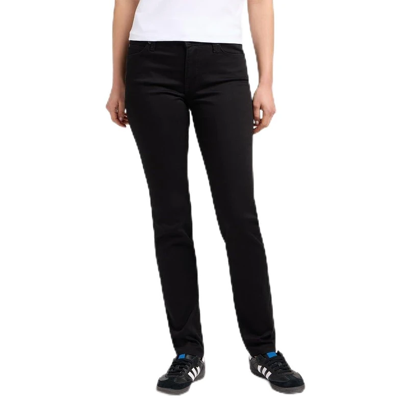 Lee Women's Elly Jeans, Black Rinse, 24W x 31L