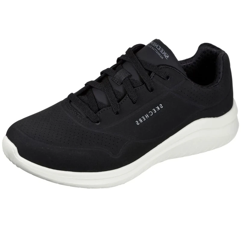 Skechers Men's 232209 ULTRA FLEX 2.0 VICINITY Sneaker, Black Synthetic/Trim, 10.5 UK