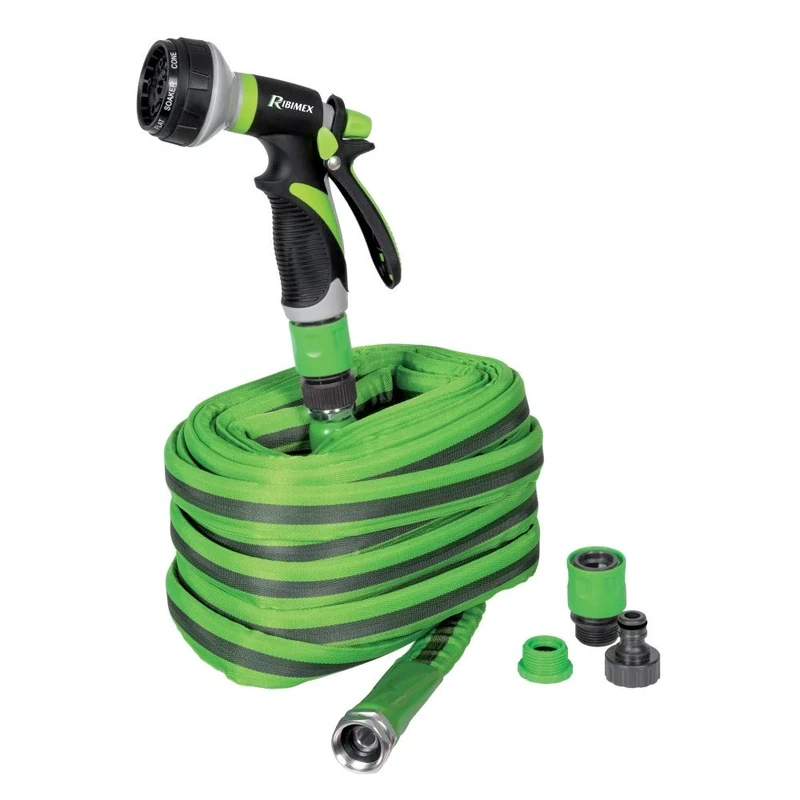 Ribimex PRTAP30 Watering Kit PRO FLATEX, Green/Grey