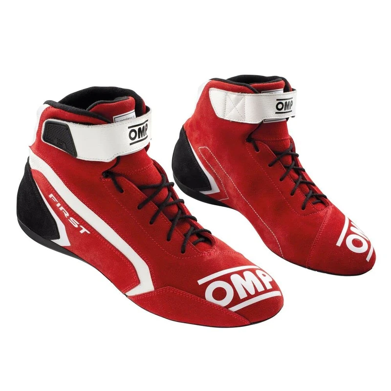 Omp First Race my2021 Red/White Size 40 Fia 8856-2018, Unisex Adult Boots, Standard, EU