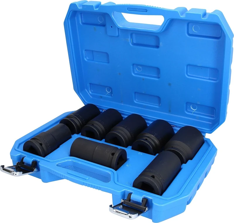 BRILLIANT TOOLS BT025600 3/4 Inch Impact Socket Set Hexagonal 8-Piece [Powered by KS Tools]