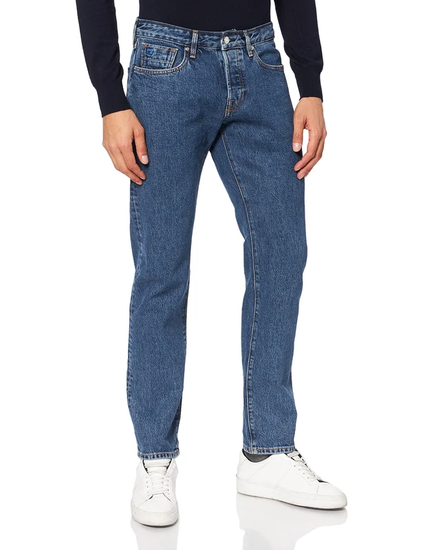 Scotch & Soda Men's Ralston Regular Skinny fit Jeans. - Blue - 29 W/34 L - Image 1