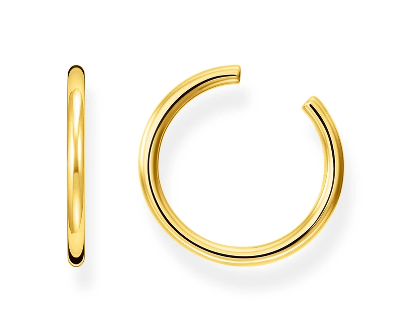 THOMAS SABO Ear cuff large gold 925 Sterling Silver, 18k Yellow Gold Plating