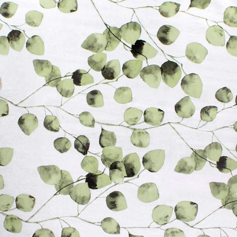 ORYX 5544070 Oilcloth Tablecloth Rectangular Green Leaves, Waterproof, Stain-Resistant, PVC 140 cm x 20 Metres, Trimmable Roll, Indoor and Outdoor, Plastic, Multi-Coloured