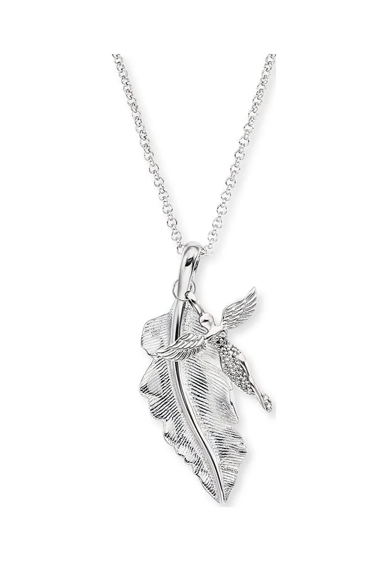 Engelsrufer Angel Whisperer 32015505 Women's Necklace 925 Silver Cubic Zirconia, 50cm, Sterling Silver, Cubic Zirconia - Image 1