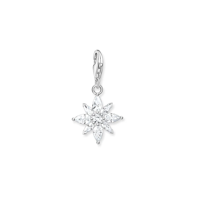 Thomas Sabo Charm pendant flower 925 Sterling Silver