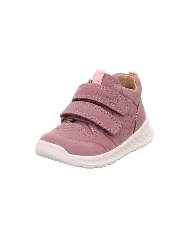 Superfit Unisex Kids Breeze Sneakers, Pink (Lilac/Pink), 7.5 UK Child