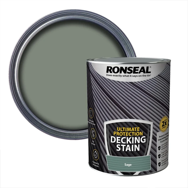 Ronseal Ultimate Decking Stain Sage 5L