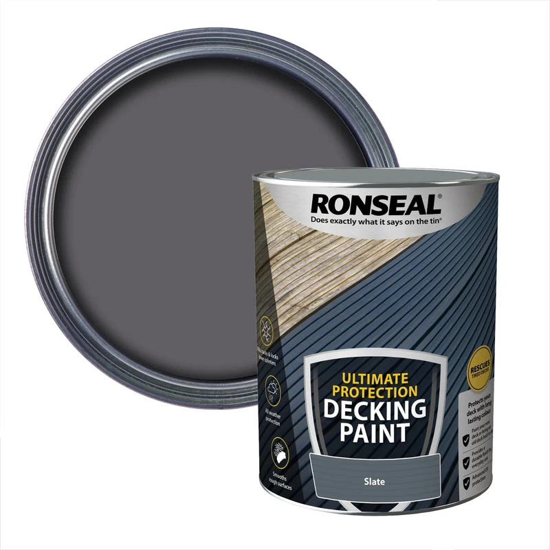 RONSEAL ULTIMATE DECKING PAINT SLATE 5L
