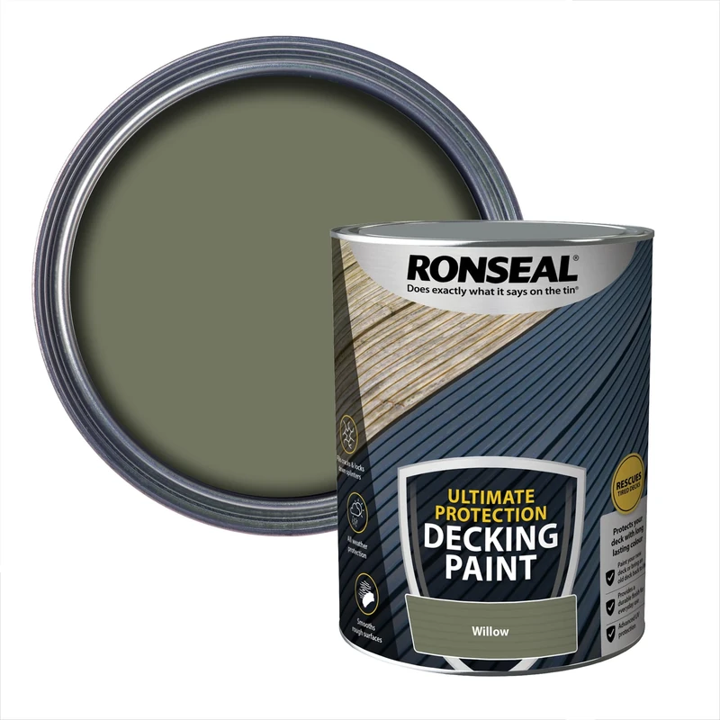 RONSEAL ULTIMATE DECKING PAINT WILLOW 5L