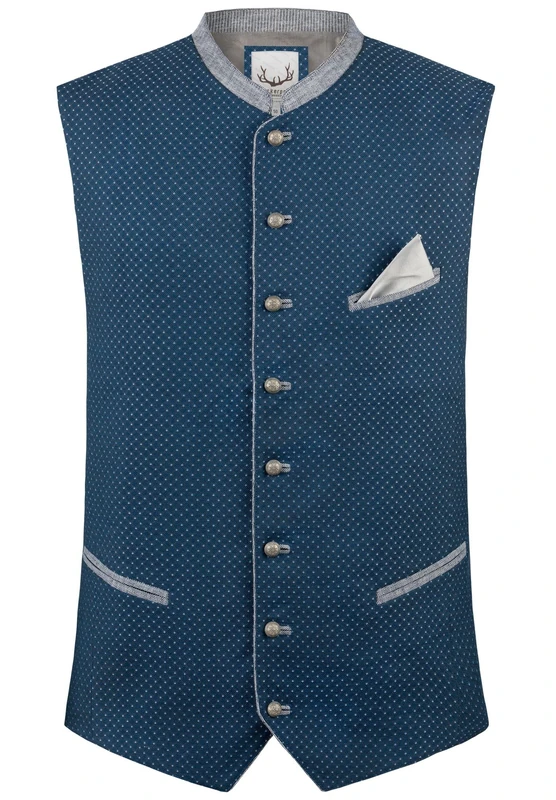 Stockerpoint Markus Men's Costume Vest, blue, 48