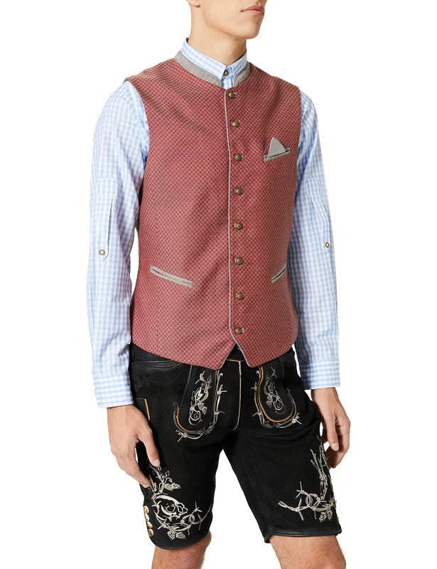 Stockerpoint Men's Weste Markus Vest Markus, ziegel, 52