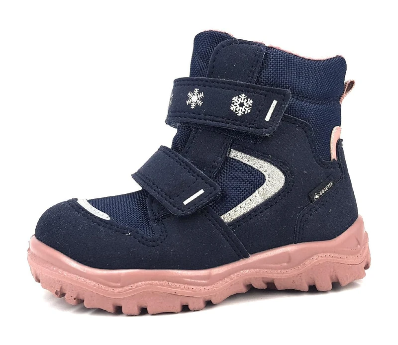 Superfit Husky1 Snow Boots, Blue Pink 8010, UK child 4