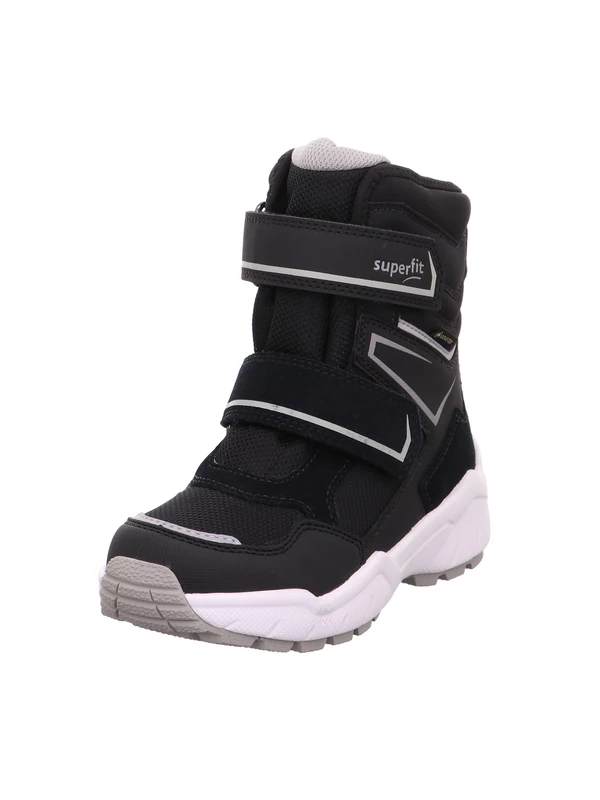Superfit Boy's Culusuk 2.0 Warm Gefütterte Gore-tex Snow Boot, Black Grey 0000, 2.5 UK Wide