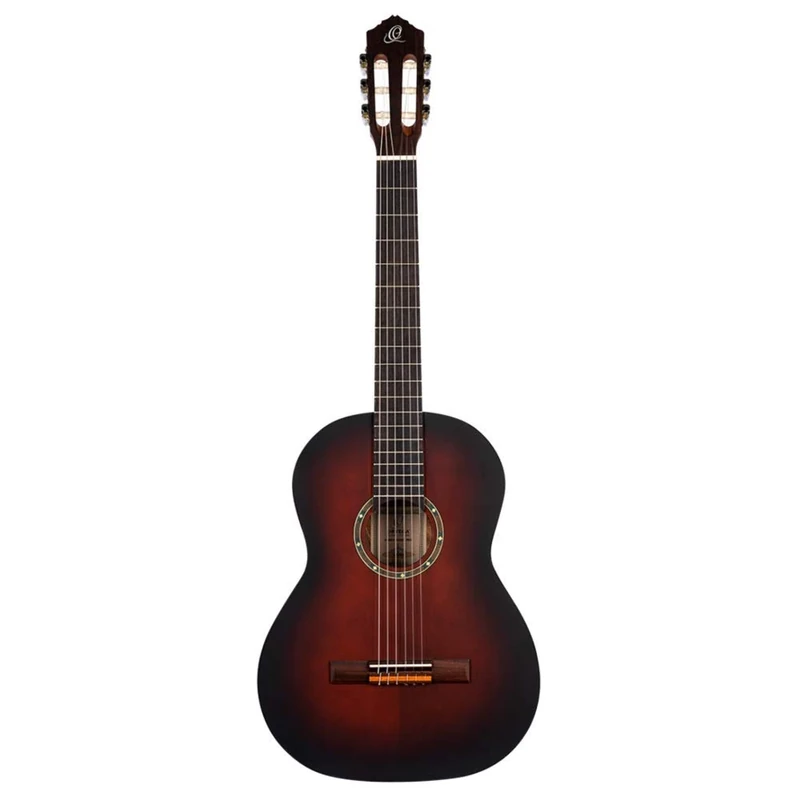Ortega Guitars 4/4 Classical Guitar – Student Series Pro – Solid Engelmann Spruce, Catalpa, Multicoloured (R55BFT)