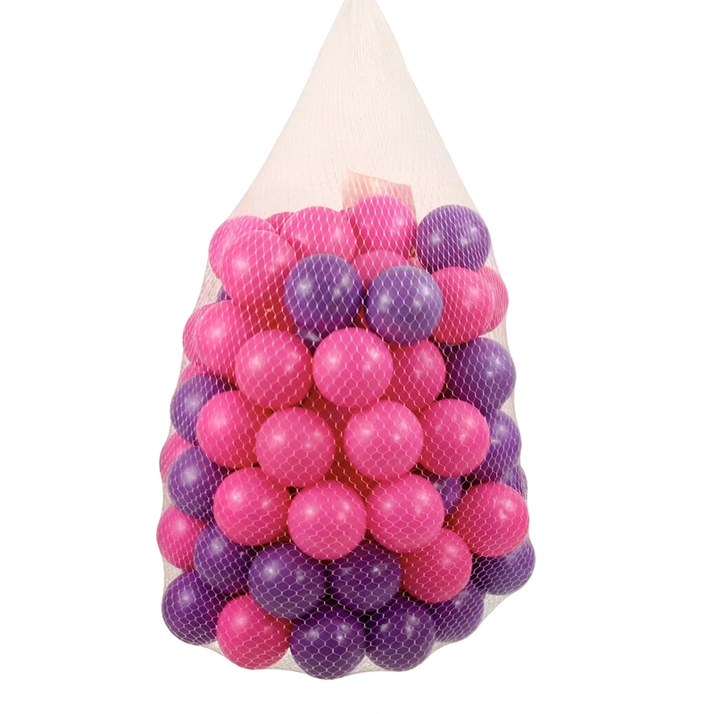 DIVCHI Playballs, Soft Pit Balls for Kids, Small Colourful Plastic Balls,durable, Smooth Surface and No Sharp Edges, Toxic Free, Multi Pack Baby Approved Playball Set