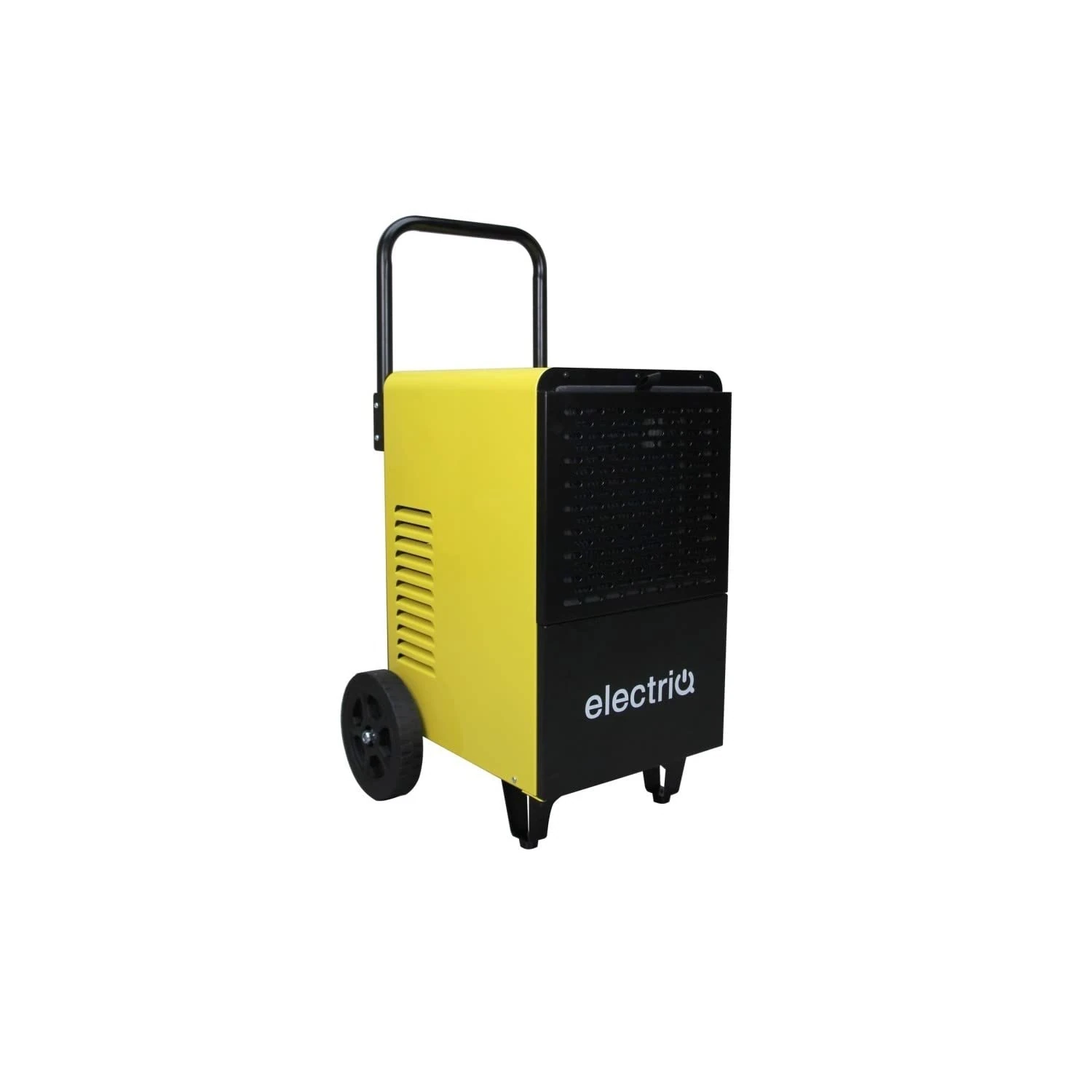 electriQ 30L Industrial Portable Dehumidifier for Commercial Spaces | Strong Metal Body with Wheels & Humidistat Control | LCD Display and 24h Timer for Warehouses, Garages, Basements, and Offices