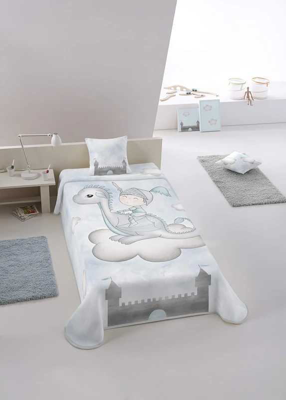 Pielsa 5578 - Pielsa Baby Blanket | Baby Blanket | Baby Cot Blanket | Child Blanket | Child Bed Blanket | Baby Blanket | Baby & Child Blanket | Blue | Size 160 x 220, Unisex, Blue