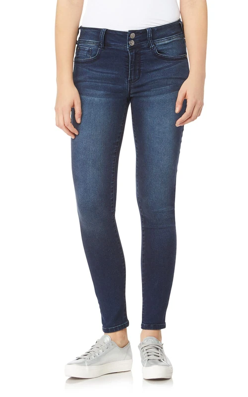 WallFlower Women's InstaSoft Ultra Fit Skinny Jeans, Shannon, 15 Short