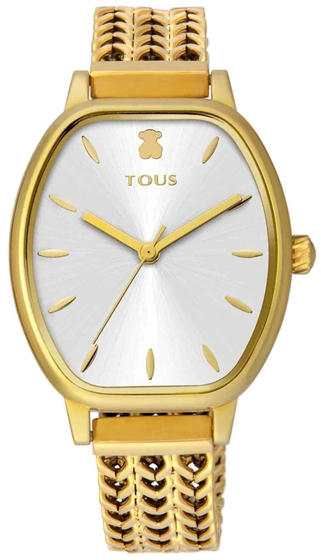 TOUS Watches Osier Womens Analogue Quartz Watch with Stainless Steel Bracelet 100350410