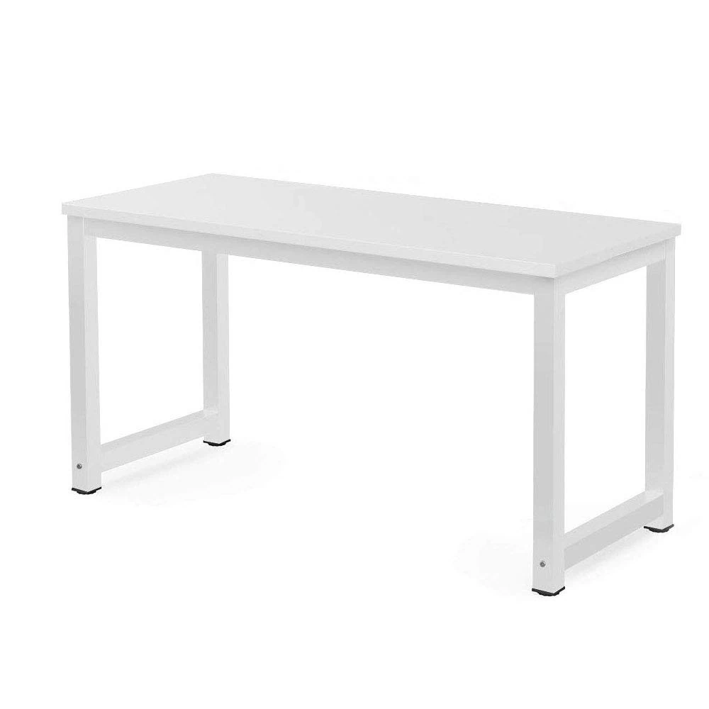 Millhouse Computer Desk, Office Workstation, Laptop Table, Dining and Gaming Table for Home Office, White-1