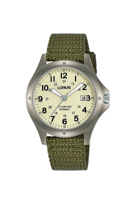 Lorus Gents Military Titanium Watch RG877CX9 (Formally RXD425L8)