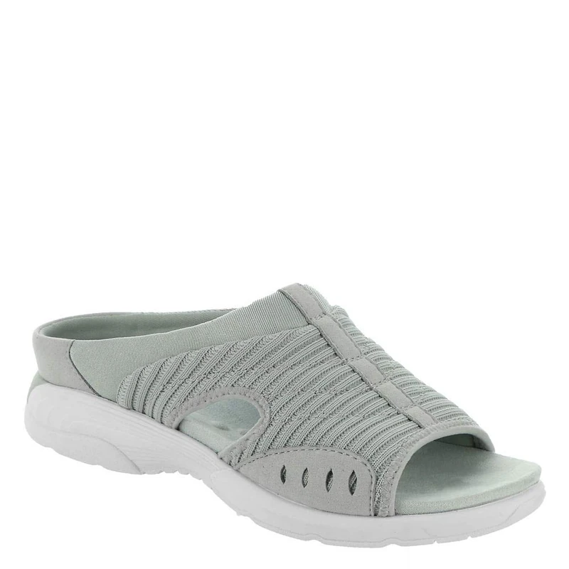 Easy Spirit Womens Traciee2 Open Toe Casual Slide Sandals grey Size: 9 Wide