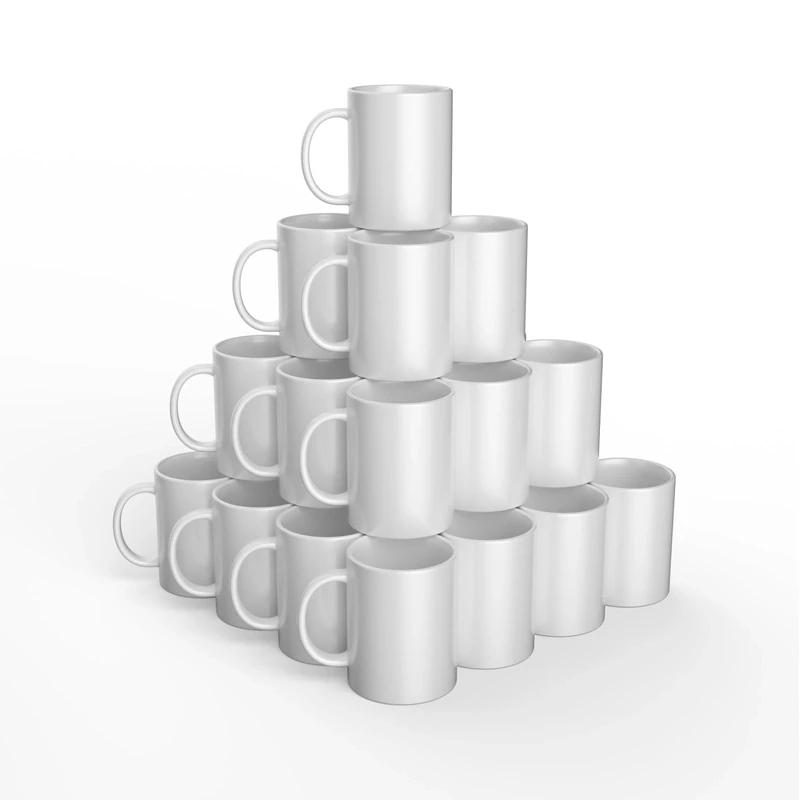 Cricut Blank Mugs | White | 425ml (15oz) | 36 x Infusible Ink Sublimation Mugs | for use Mug Press Infusible Ink