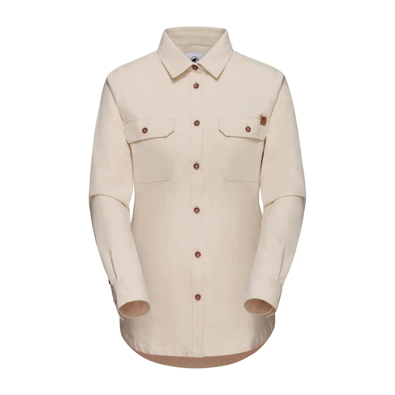 Mammut Tamaro Undyed Longsleeve Shirt Women Light Brown XL - Image 1