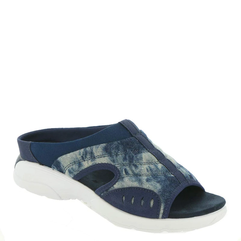 Easy Spirit Women's Traciee2 Sandal, Dark Blue, 6 Narrow