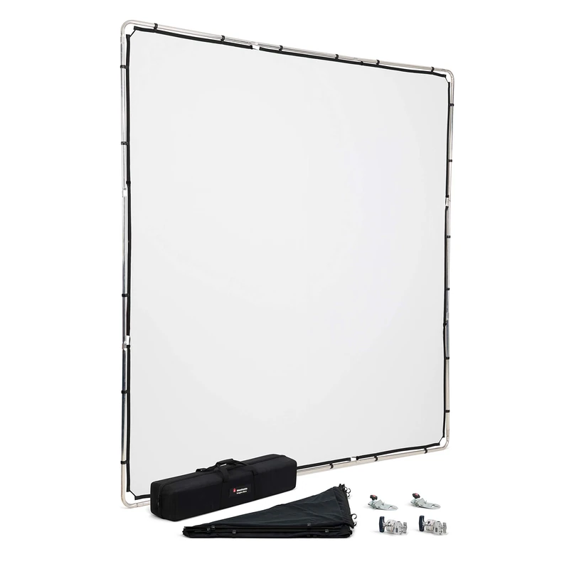 Manfrotto Pro Scrim All In One Kit 2.9x2.9m Extra Large - Lightweight & Compact - Ultra fast setup - MLLC3301K