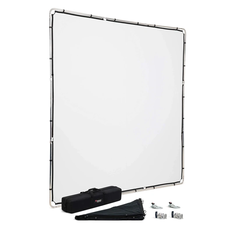 Manfrotto Pro Scrim All In One Kit 2x2m Large - Light Control - Compact & Lightweight - MLLC2201K