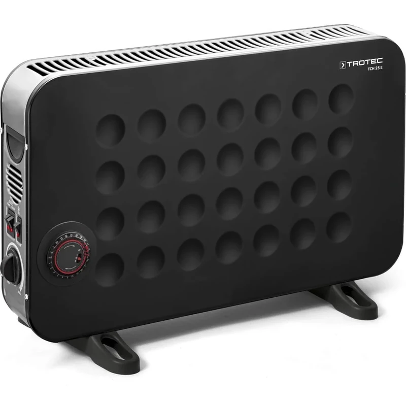 TROTEC Design Convector TCH 25 E 2000 W 3 Levels Thermostat, Anti-Overheating, Frost Protection, Turbo Fan, Quiet, Portable, Compact